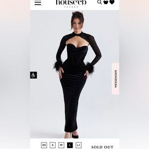 house of CB Thalia dress size large